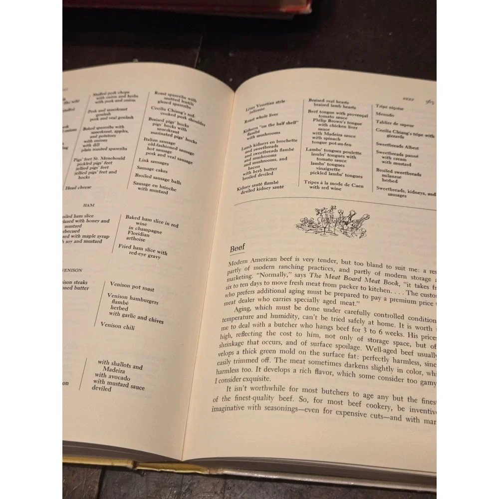 The New James Beard Cookbook 1981 Hardcover 1000 Recipes Illustrated Vintage